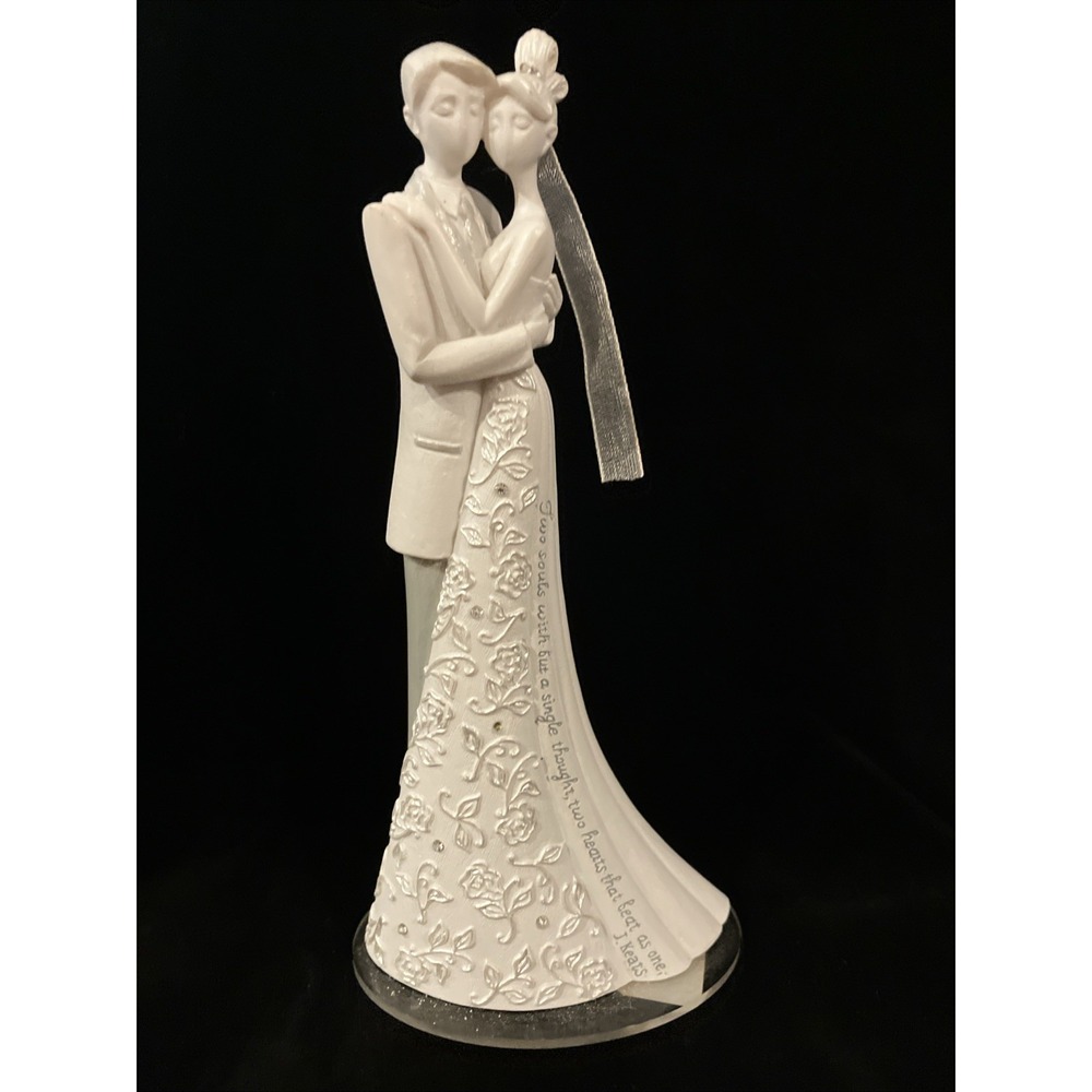 Gina Freehill  Language Of Love Keats Bride & Groom Wedding Cake Topper New